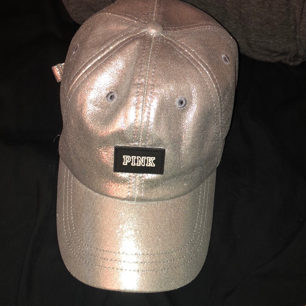 Pink chrome hat